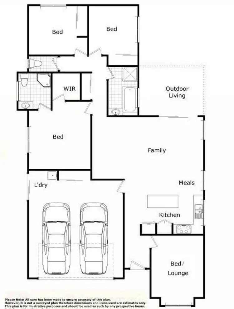 Floorplan of Homely house listing, 7 Serengetti Street, Harristown QLD 4350