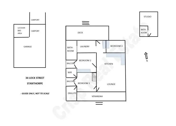 Floorplan of Homely house listing, 34 Lock Street, Stanthorpe QLD 4380