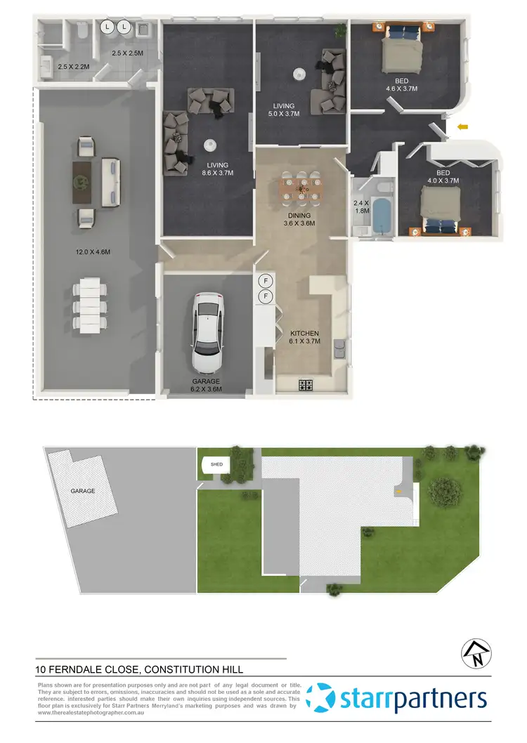 Floorplan of Homely house listing, 10 Ferndale Close, Constitution Hill NSW 2145