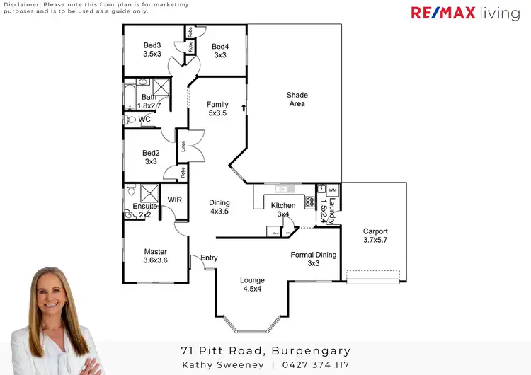 Floorplan of Homely house listing, 71 Pitt Road, Burpengary QLD 4505