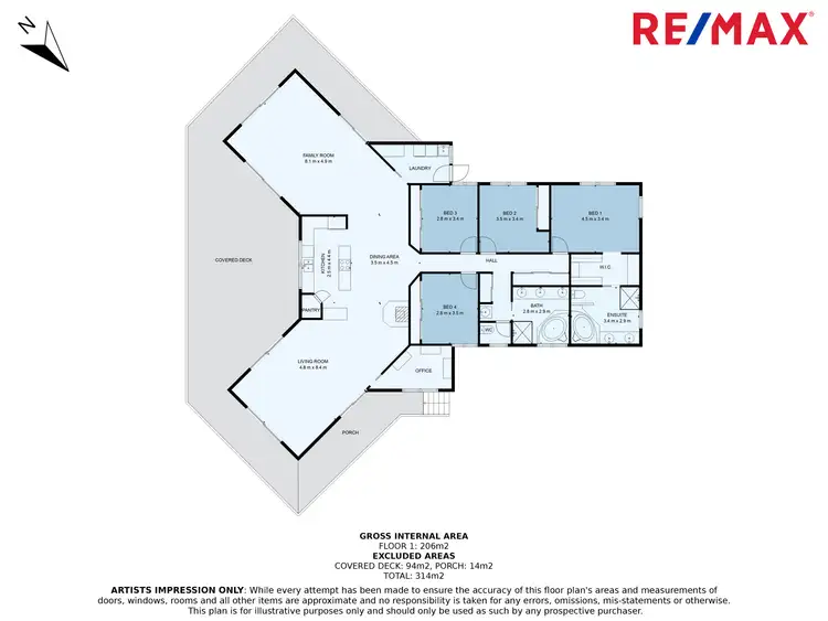 Floorplan of Homely rural property listing, 21 Tembler Place, Dulong QLD 4560