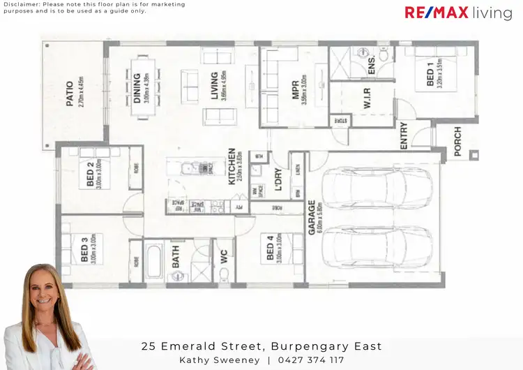 Floorplan of Homely house listing, 25 Emerald Street, Burpengary East QLD 4505