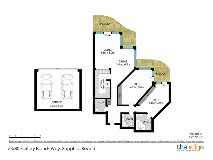 Floorplan of Homely house listing, 53/40 Solitary Islands Way, Sapphire Beach NSW 2450
