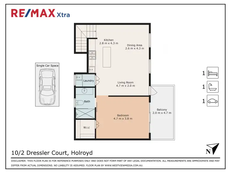 Floorplan of Homely house listing, 10/2 Dressler Court, Holroyd NSW 2142