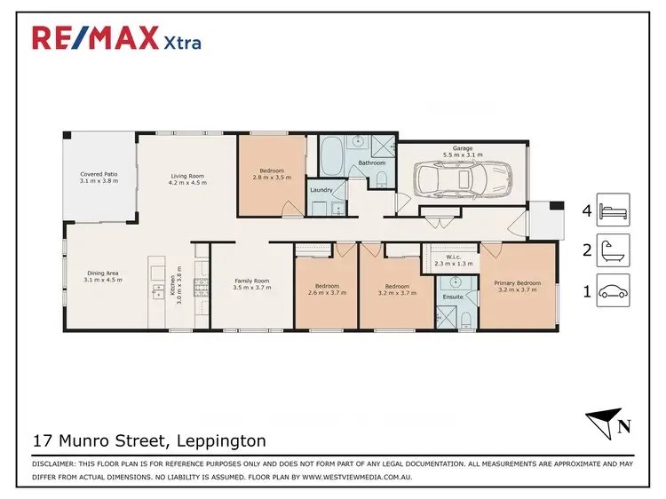 Floorplan of Homely house listing, 17 Munro Street, Leppington NSW 2179