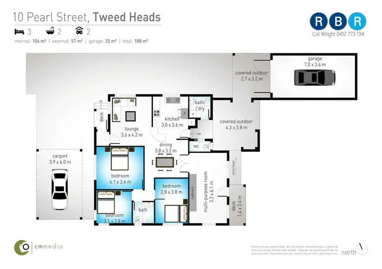 Floorplan of Homely house listing, 10 Pearl Street, Tweed Heads NSW 2485