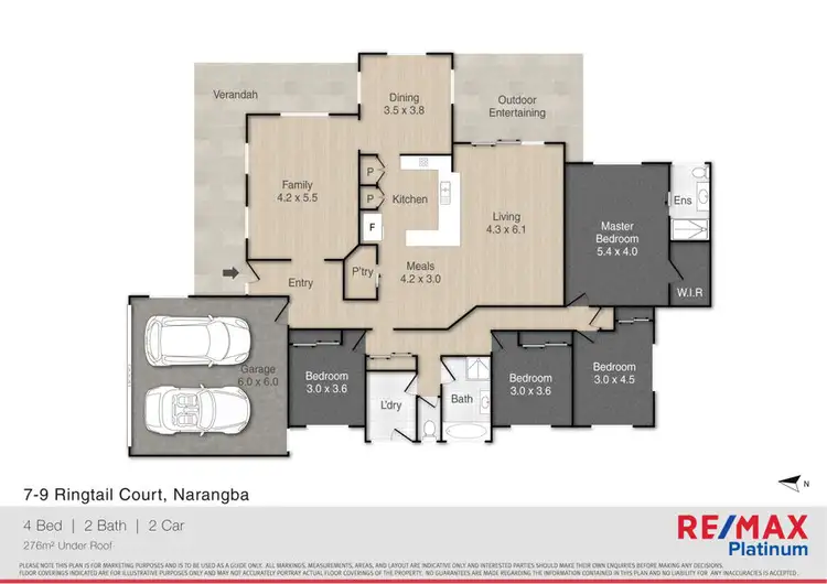 Floorplan of Homely house listing, 7-9 Ringtail Court, Narangba QLD 4504