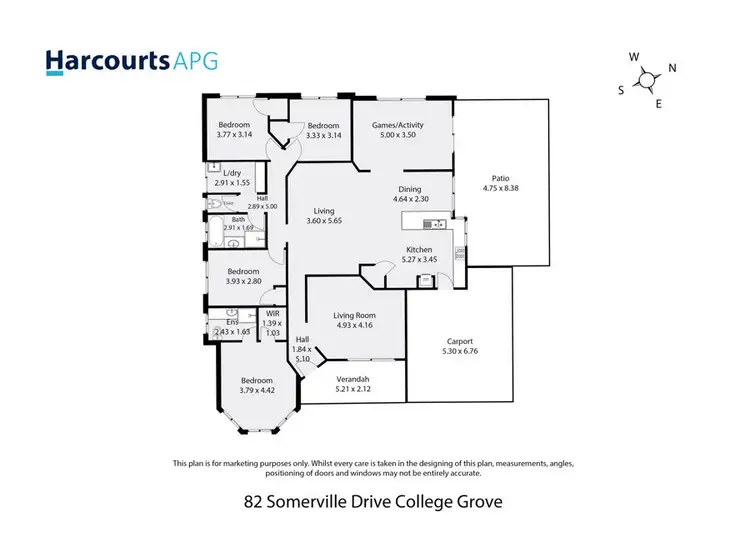 Floorplan of Homely house listing, 82 Somerville Drive, College Grove WA 6230