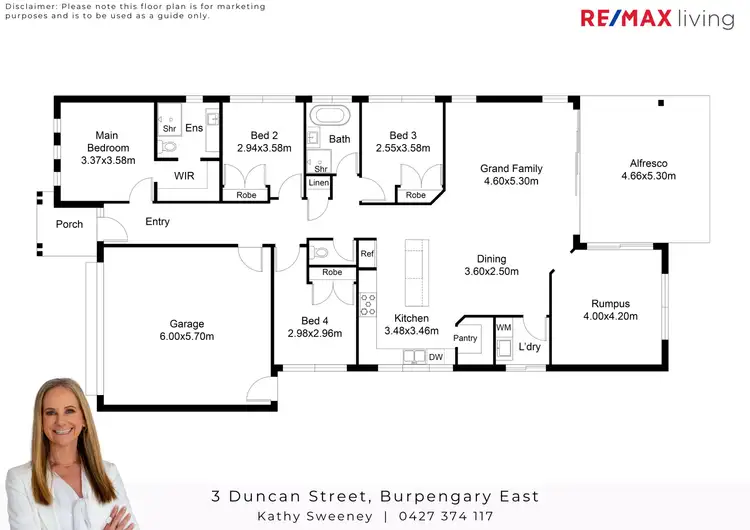 Floorplan of Homely house listing, 3 Duncan Street, Burpengary East QLD 4505