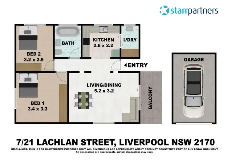 Floorplan of Homely unit listing, 7/21-23 Lachlan Street, Liverpool NSW 2170
