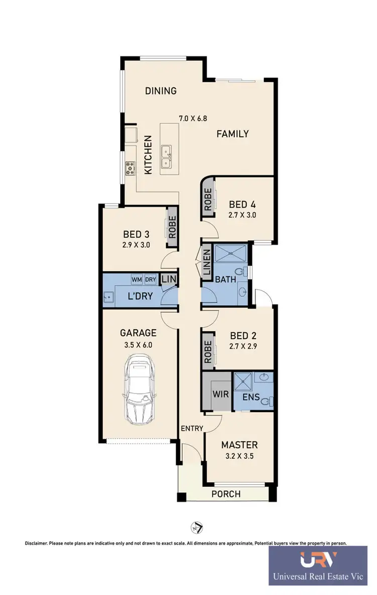 Floorplan of Homely house listing, 6 Wallowa Street, Mickleham VIC 3064
