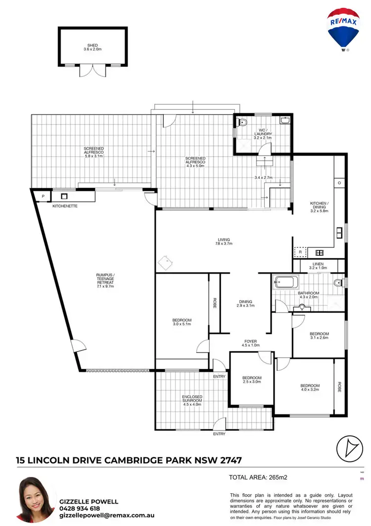 Floorplan of Homely house listing, 15 LINCOLN DRIVE, Cambridge Park NSW 2747