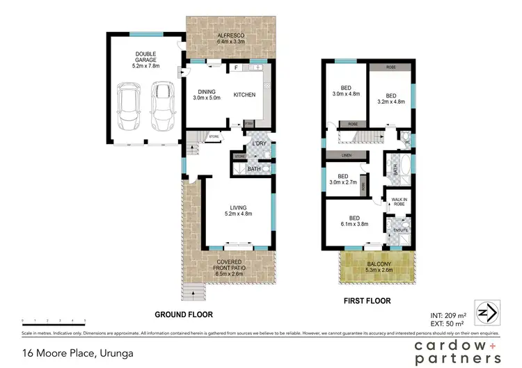 Floorplan of Homely house listing, 16 Moore Place, Urunga NSW 2455