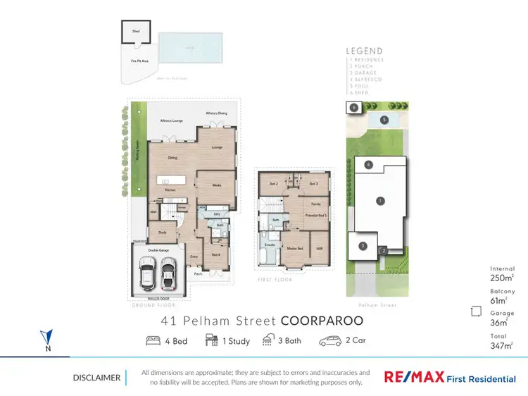 Floorplan of Homely house listing, 41 Pelham Street, Coorparoo QLD 4151