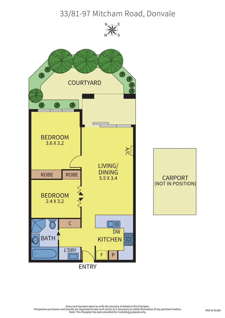 Floorplan of Homely apartment listing, 33/81-97 Mitcham Road, Donvale VIC 3111