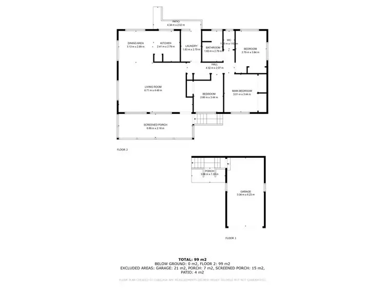 Floorplan of Homely house listing, 9 Murphy Street, Goomeri QLD 4601