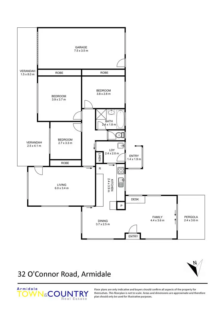Floorplan of Homely house listing, 32 O'Connor Road, Armidale NSW 2350