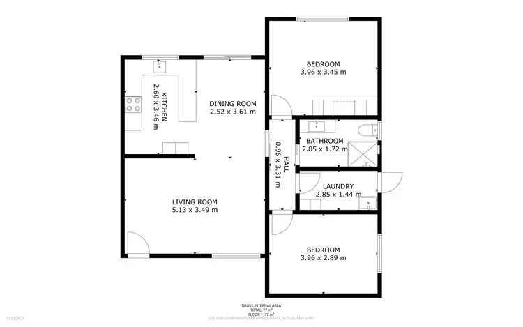 Floorplan of Homely other listing, 2/4 Brendanbri Street, Kearneys Spring QLD 4350