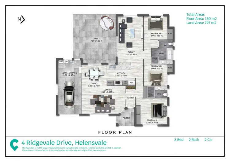 Floorplan of Homely house listing, 4 Ridgevale Drive, Helensvale QLD 4212