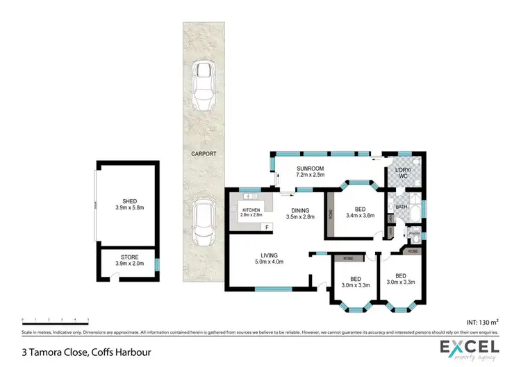 Floorplan of Homely house listing, 3 Tamora Close, Coffs Harbour NSW 2450