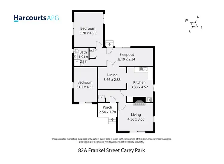 Floorplan of Homely house listing, 82A Frankel Street, Carey Park WA 6230