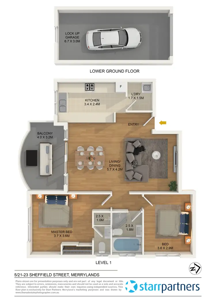 Floorplan of Homely unit listing, 5/21-23 Sheffield Street, Merrylands NSW 2160