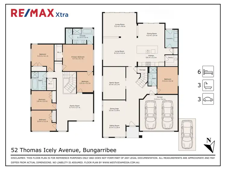 Floorplan of Homely house listing, 52 Thomas Icely Ave, Bungarribee NSW 2767