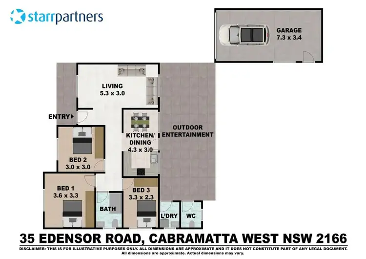 Floorplan of Homely house listing, 35 Edensor Road, Cabramatta West NSW 2166