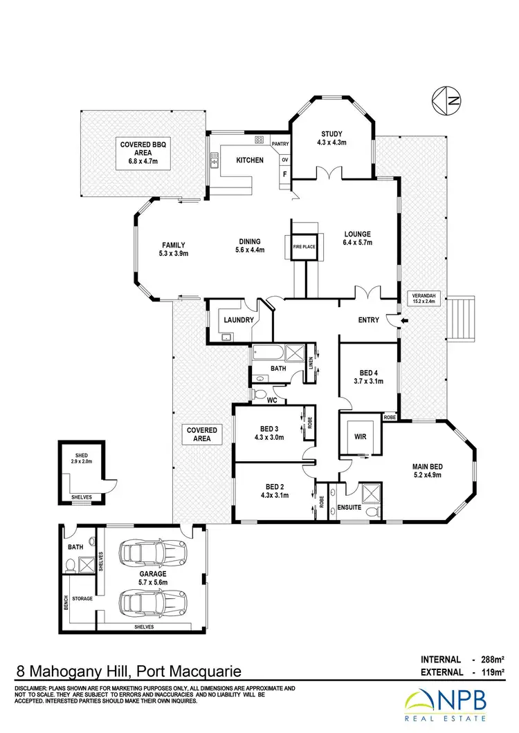 Floorplan of Homely house listing, 8 Mahogany Hill, Port Macquarie NSW 2444