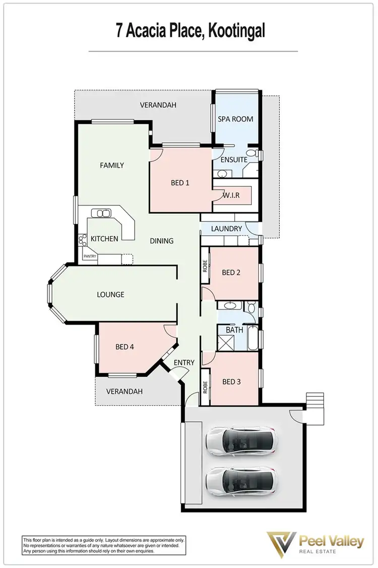 Floorplan of Homely house listing, 7 Acacia Place, Kootingal NSW 2352