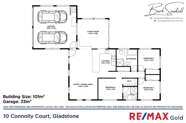 Floorplan of Homely house listing, 10 Connolly Court, Telina QLD 4680