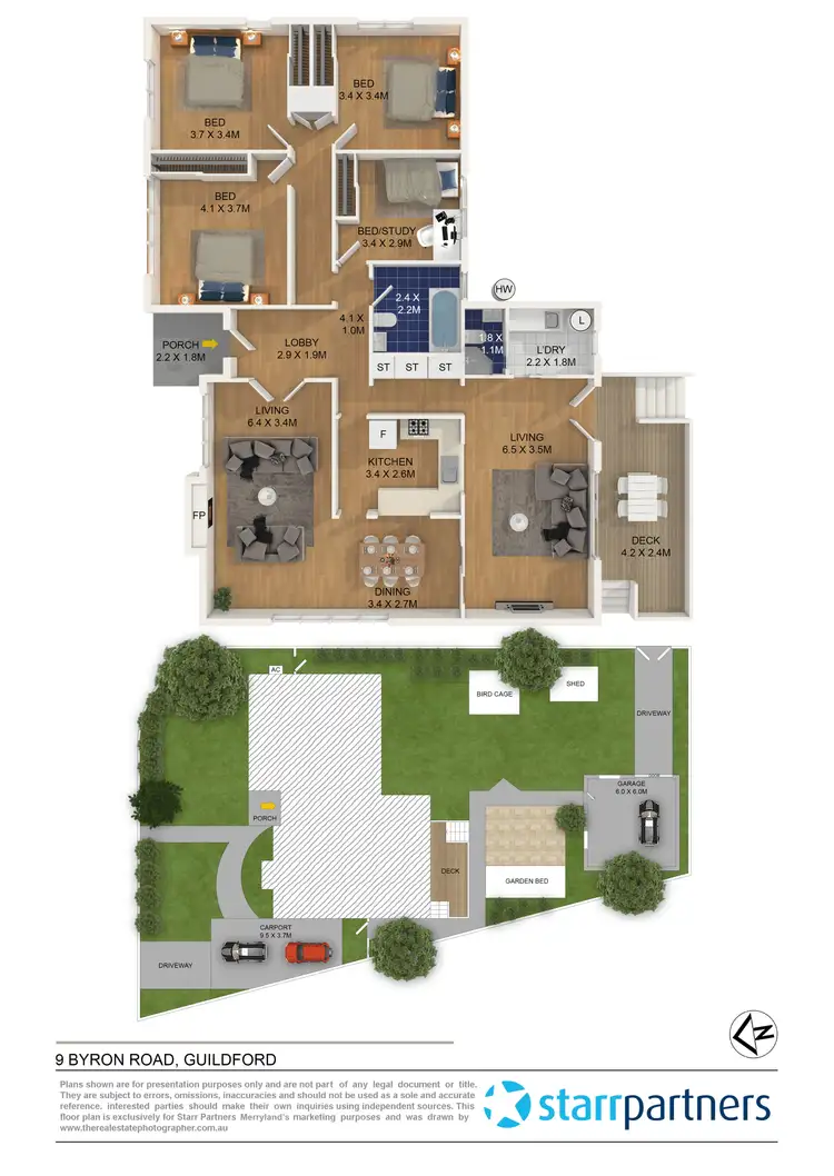 Floorplan of Homely house listing, 9 Byron Road, Guildford NSW 2161