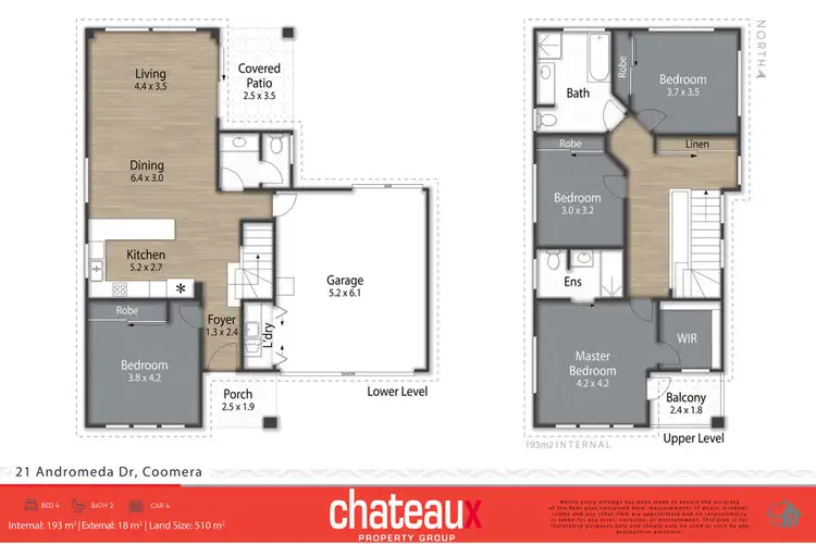 Floorplan of Homely house listing, 21 Andromeda Drive, Coomera QLD 4209