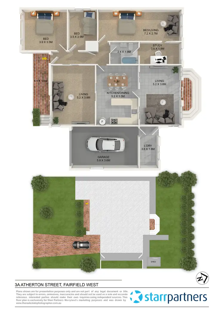 Floorplan of Homely house listing, 3a Atherton Street, Fairfield West NSW 2165