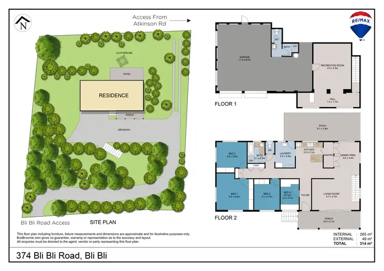 Floorplan of Homely house listing, 374 Bli Bli Road, Bli Bli QLD 4560