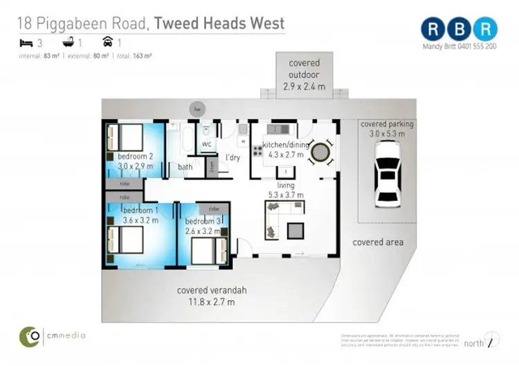 Floorplan of Homely house listing, 18 Piggabeen Road, Tweed Heads West NSW 2485