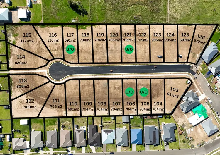 Floorplan of Homely land listing, Lot 119, Stage 6 Fairview Estate, Kootingal NSW 2352