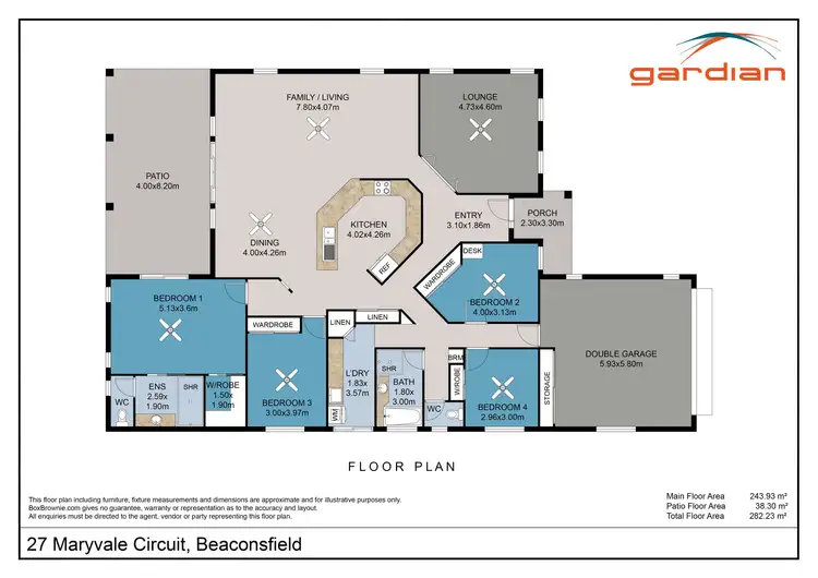 Floorplan of Homely house listing, 27 Maryvale Circuit, Beaconsfield QLD 4740