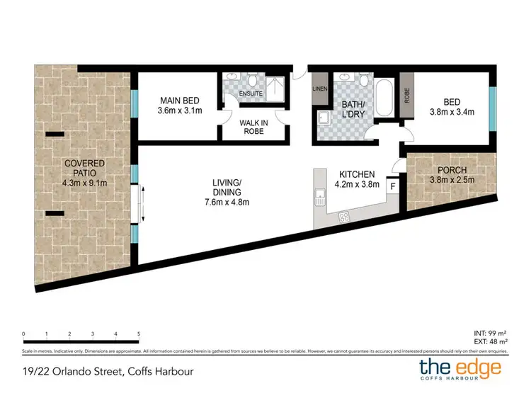Floorplan of Homely apartment listing, 19/22 Orlando Street, Coffs Harbour NSW 2450