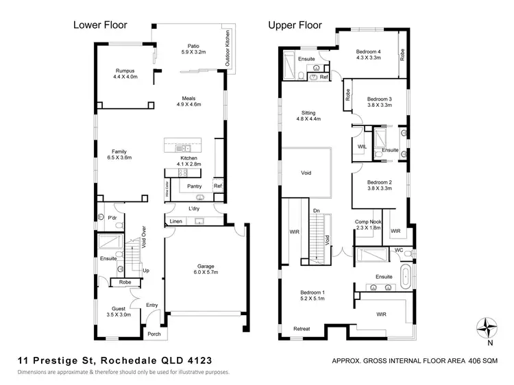 Floorplan of Homely house listing, 11 Prestige Street, Rochedale QLD 4123