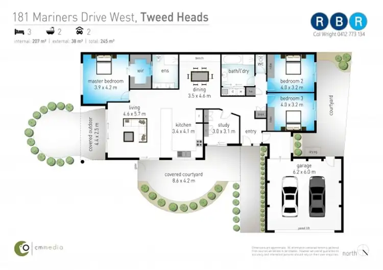 Floorplan of Homely house listing, 181/1 Mariners Drive West, Tweed Heads NSW 2485
