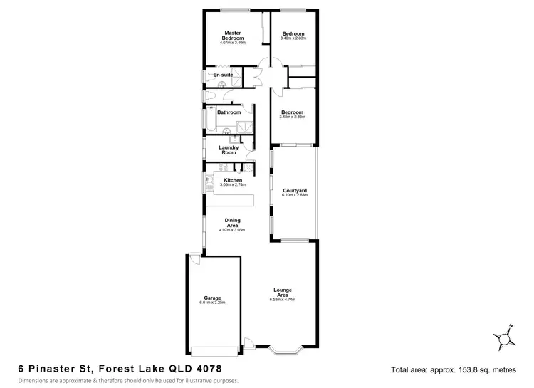 Floorplan of Homely house listing, 6 Pinaster St, Forest Lake QLD 4078