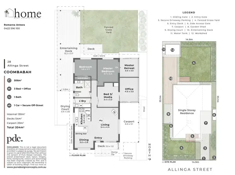 Floorplan of Homely house listing, 28 Allinga Street, Coombabah QLD 4216