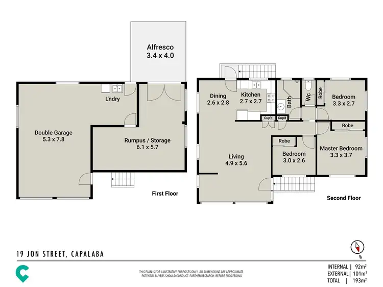 Floorplan of Homely house listing, 19 Jon Street, Capalaba QLD 4157