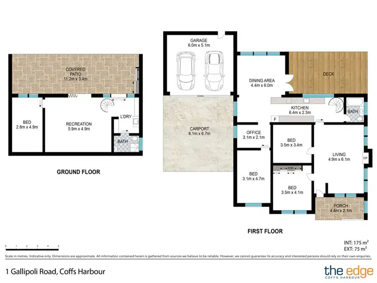 Floorplan of Homely house listing, 1 Gallipoli Road, Coffs Harbour NSW 2450