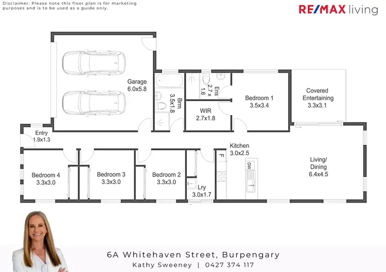 Floorplan of Homely house listing, 6A Whitehaven Street, Burpengary QLD 4505