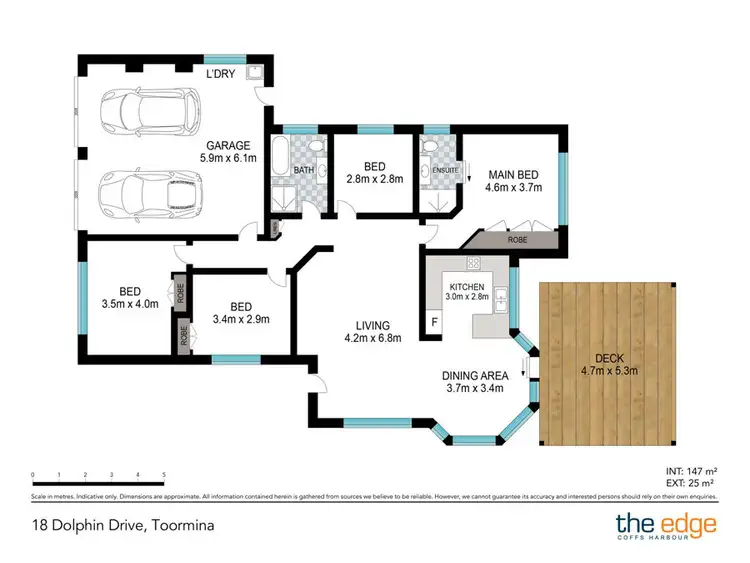 Floorplan of Homely house listing, 18 Dolphin Drive, Toormina NSW 2452