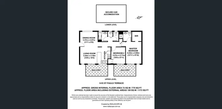 Floorplan of Homely apartment listing, 8/16 Phillips St, Spring Hill QLD 4000