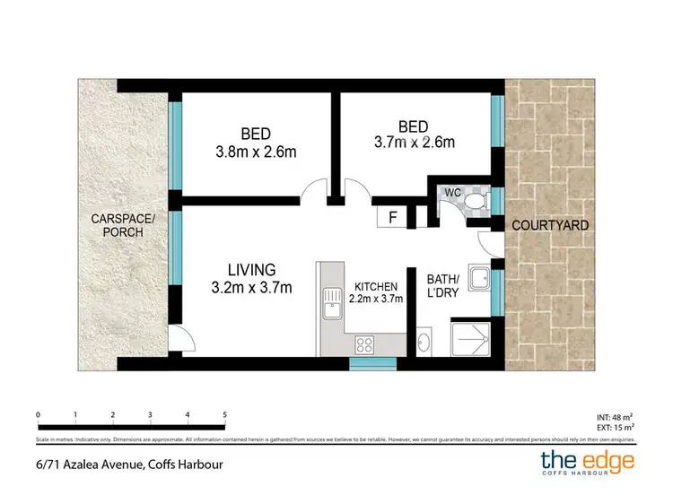 Floorplan of Homely house listing, 6/71 Azalea Avenue, Coffs Harbour NSW 2450