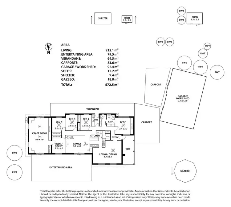 Floorplan of Homely rural property listing, 4156 Old Princes Highway (White Hill), Murray Bridge SA 5253